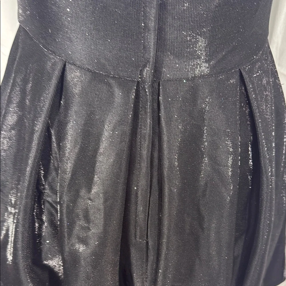 Betsy & Adam Black Fit & Flare Mini Dress Sz 6 NWT